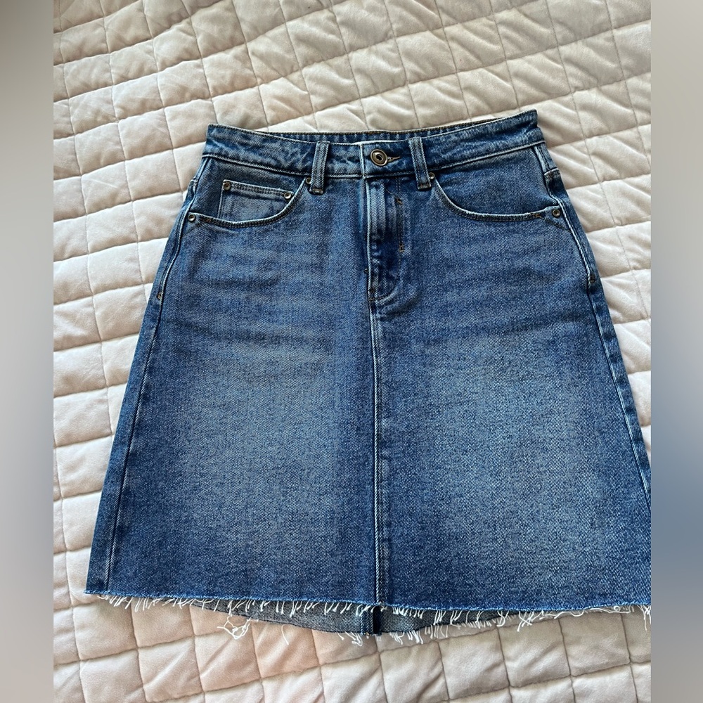 Blue Denim Skirt